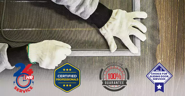 Commercial Mesh Door Repair in Surfside