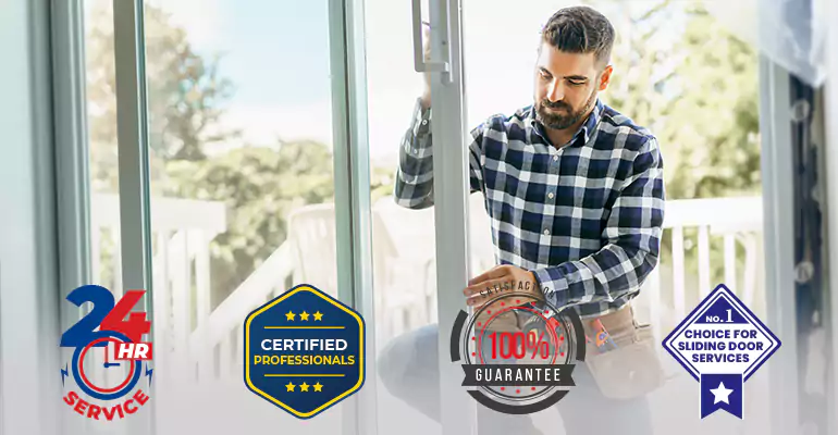 Residential Impact Sliding Glass Door Repair in Surfside