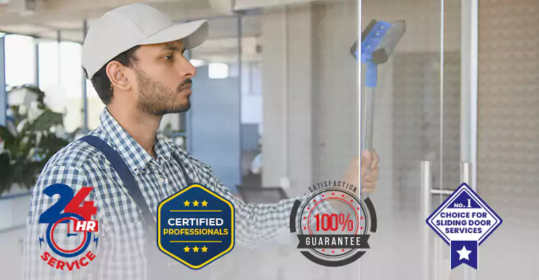 Frameless Shower Door Repair in Surfside