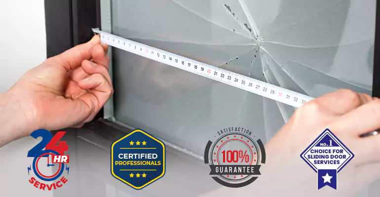 Residential Sliding Door Glass Repair in Surfside