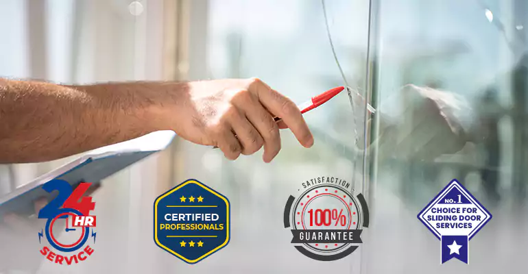 Sliding Glass Door Track Repair in Surfside