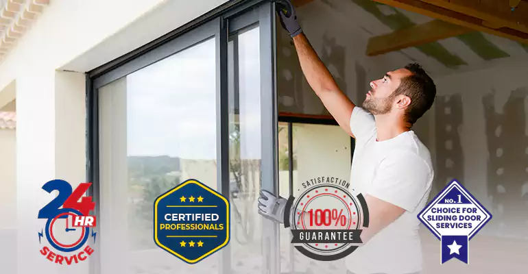 Sliding Glass Door Track Repair Service in Surfside